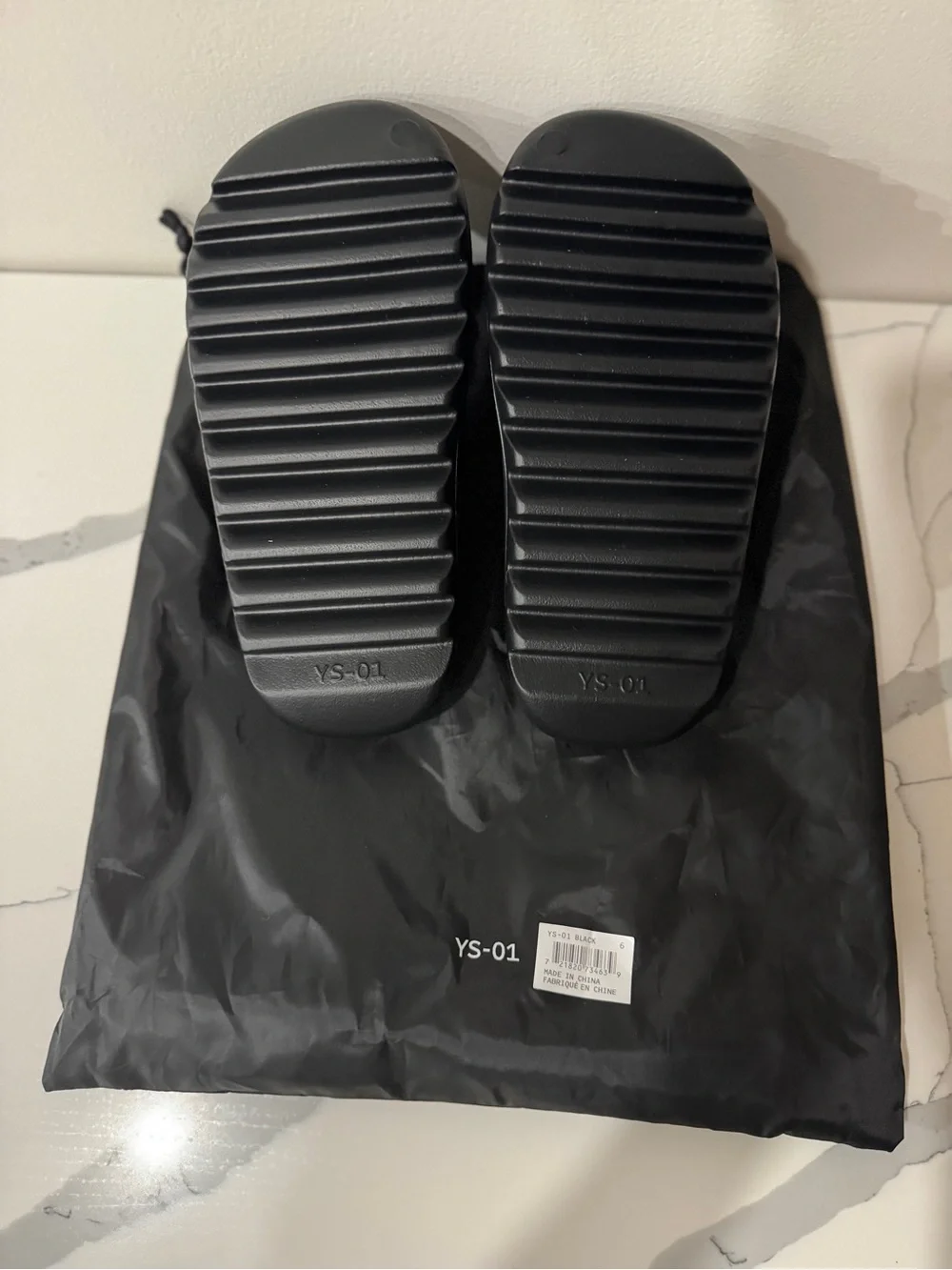 Black Slide Sandals YS-01